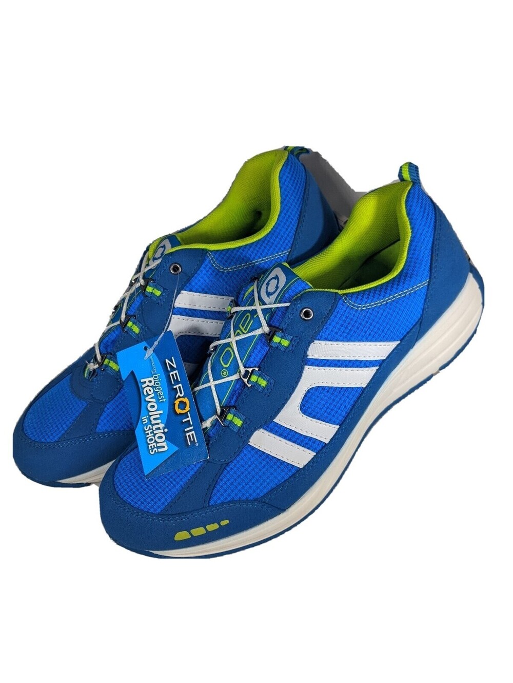 Zerotie Hands Free  Shoes Rocky Run Training Sneaker Gray Blue Womens Size 10 42